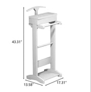 White Portable Clothes Hanger